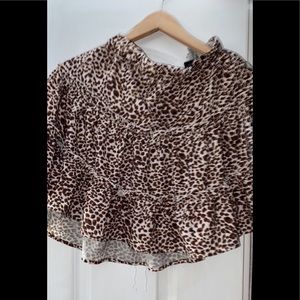 Medium cheetah print skirt